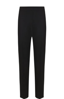 Укороченные шерстяные брюки со стрелками Emporio Armani