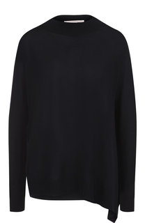 Шерстяной пуловер свободного кроя с разрезом Stella McCartney