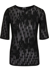Пуловер с круглым вырезом и укороченным рукавом M Missoni