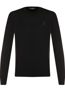 Однотонный шерстяной джемпер Dolce & Gabbana