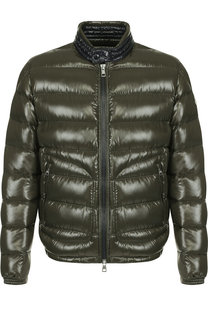 Утепленная куртка Aubert на молнии с капюшоном Moncler