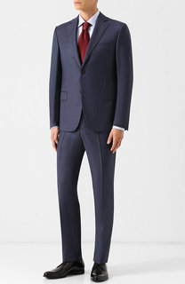 Шерстяной костюм с однобортным пиджаком Pal Zileri