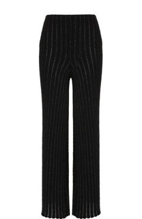 Укороченные расклешенные брюки из шерсти Giorgio Armani