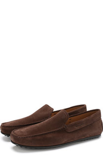 Замшевые мокасины City Gommino Tod’s Tods