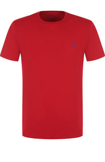 Хлопковая футболка с круглым вырезом Polo Ralph Lauren