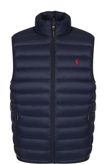 Утепленный жилет на молнии с воротником-стойкой Polo Ralph Lauren