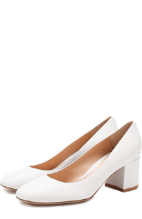 Кожаные туфли Gilda на устойчивом каблуке Gianvito Rossi