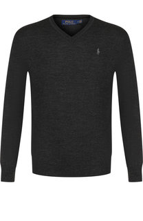 Шерстяной пуловер тонкой вязки Polo Ralph Lauren
