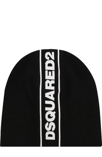 Шапка с логотипом бренда Dsquared2