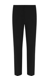 Шерстяные брюки прямого кроя Emporio Armani
