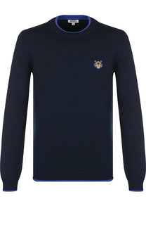 Хлопковый джемпер с логотипом бренда Kenzo