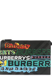 Папка для документов с принтом Burberry