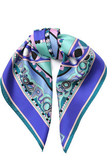 Шелковый платок с принтом Emilio Pucci