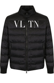 Стеганая куртка на молнии с воротником-стойкой Valentino