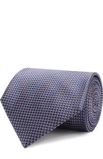 Шелковый галстук с узором Brioni