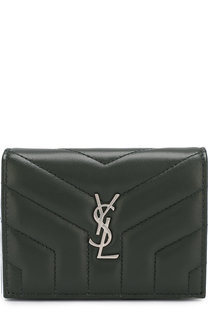 Кожаный футляр для кредитных карт Saint Laurent