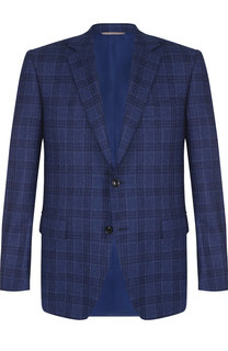Однобортный шерстяной пиджак Canali