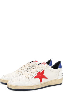Кожаные кеды Ball Star на шнуровке Golden Goose Deluxe Brand