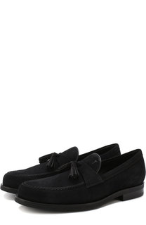 Кожаные лоферы с кисточками Tod’s Tods