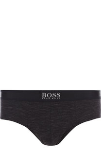 Хлопковые брифы с широкой резинкой BOSS
