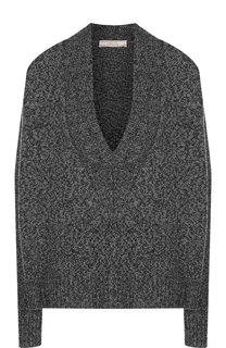 Вязаный пуловер из смеси шерсти и кашемира с V-образным вырезом Tak.Ori