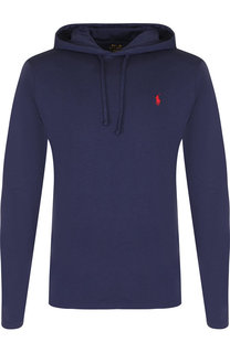Хлопковое худи с логотипом бренда Polo Ralph Lauren