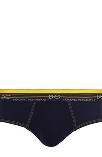 Хлопковые хипсы с широкой резинкой Dolce & Gabbana