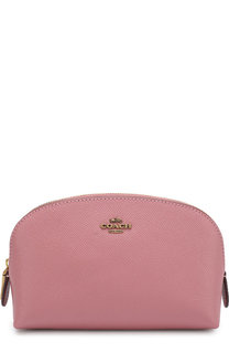 Кожаная косметичка на молнии Coach