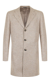 Однобортное шерстяное пальто Loro Piana