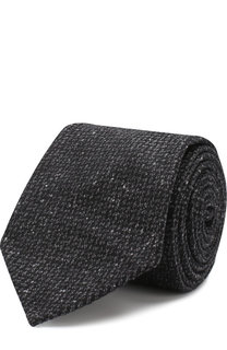 Галстук из смеси шерсти и шелка Kiton