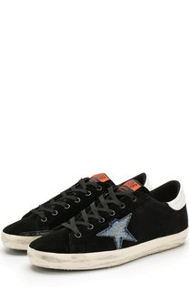 Текстильные кеды SuperStar с аппликацией Golden Goose Deluxe Brand