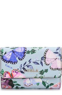 Кожаный кошелек с принтом Furla