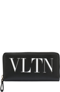 Кожаный кошелек на молнии VLTN Valentino