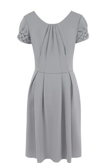 Однотонное шерстяное мини-платье Giorgio Armani