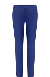 Однотонные кожаные брюки Ralph Lauren