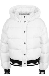 Куртка с капюшоном и контрастной отделкой MSGM