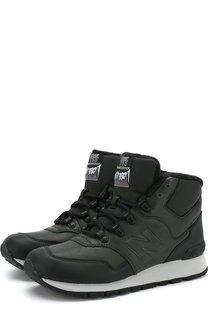 Высокие кожаные утепленные кроссовки 755 New Balance