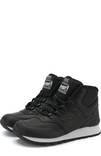 Высокие кожаные утепленные кроссовки 755 New Balance