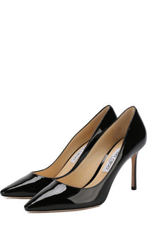 Лаковые туфли Romy 85 на шпильке Jimmy Choo