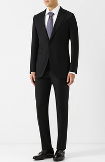 Шерстяной костюм с однобортным пиджаком Ermenegildo Zegna