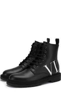 Кожаные ботинки Valentino Garavani VLTN Valentino
