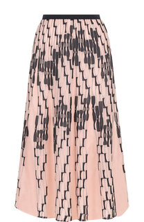 Юбка-миди из смеси хлопка и вискозы с эластичным поясом M Missoni