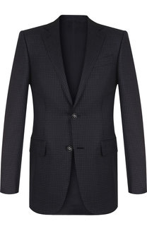 Однобортный шерстяной пиджак Ermenegildo Zegna