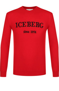 Кашемировый джемпер с принтом Iceberg