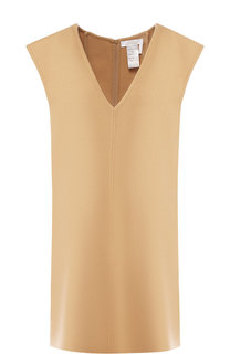 Шерстяное мини-платье с V-образным вырезом Chloé