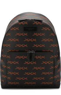 Рюкзак с отделкой из кожи Ermenegildo Zegna
