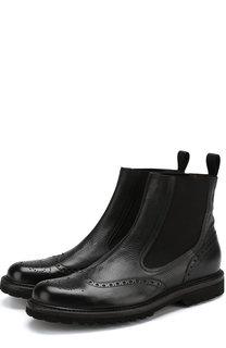 Кожаные челси с брогированием Barrett