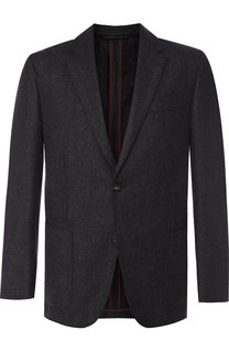 Однобортный шерстяной пиджак Ermenegildo Zegna