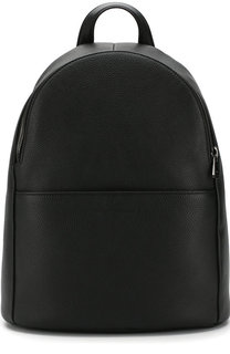 Кожаный рюкзак на молнии Emporio Armani