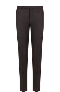 Шерстяные брюки прямого кроя Ermenegildo Zegna